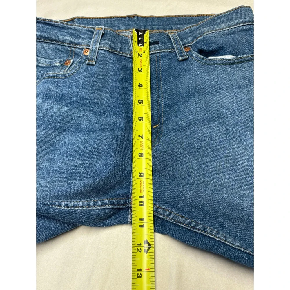 Levis 514 Straight Fit Mens Jeans Blue‎ Medium Wash 30x32 Stretch Denim